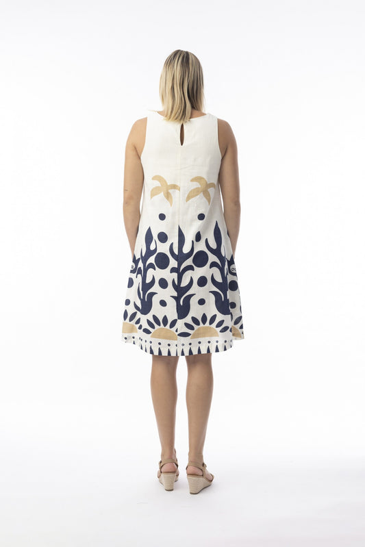 Nazca Dress Maxi  Sleeveless [siz:large]
