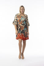 Saventa Dress Contemporary Print [siz:large]