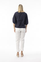 Cotton Slub Essentials Top Navy [siz:xl]