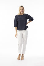 Cotton Slub Essentials Top Navy [siz:xxlarge]