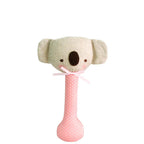Baby Koala Stick Rattle Pink With White Spot 