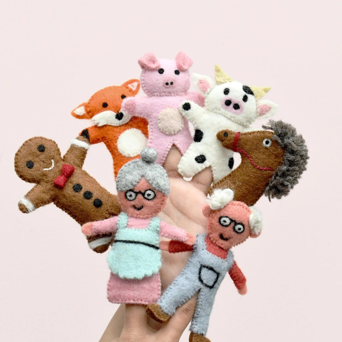 Finger Puppet Set - The Gingerbread Man