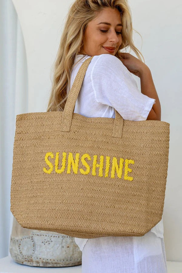 Beach Bag With Lining [des:sunshine]
