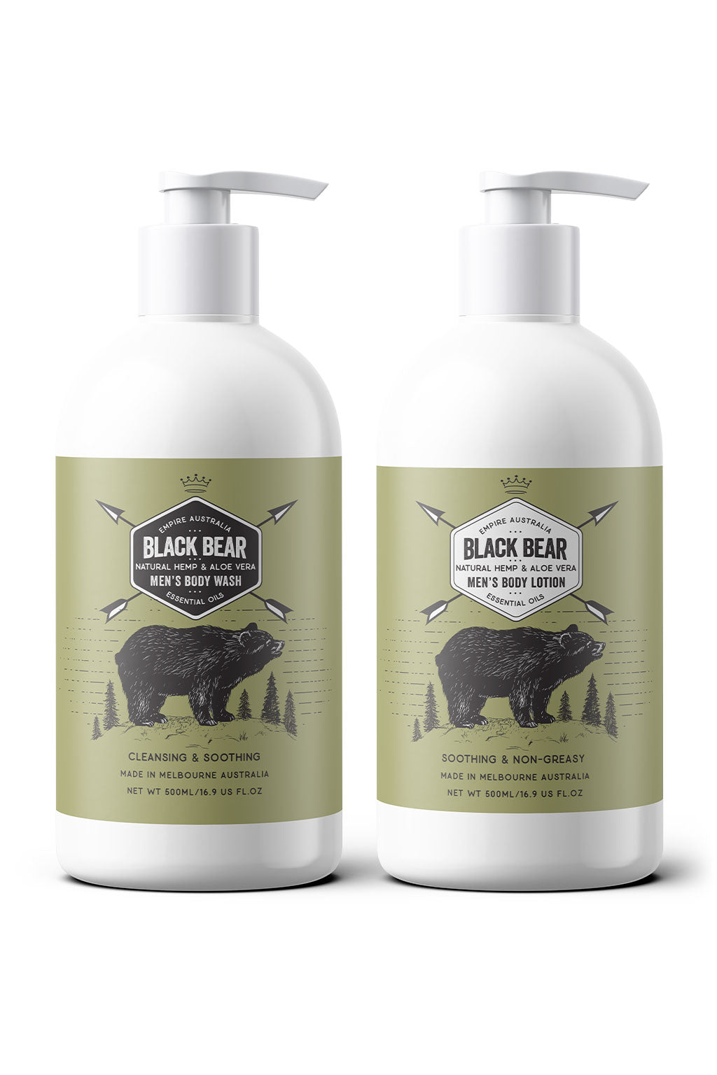 Black Bear Hemp & Aloe Vera Body Duo