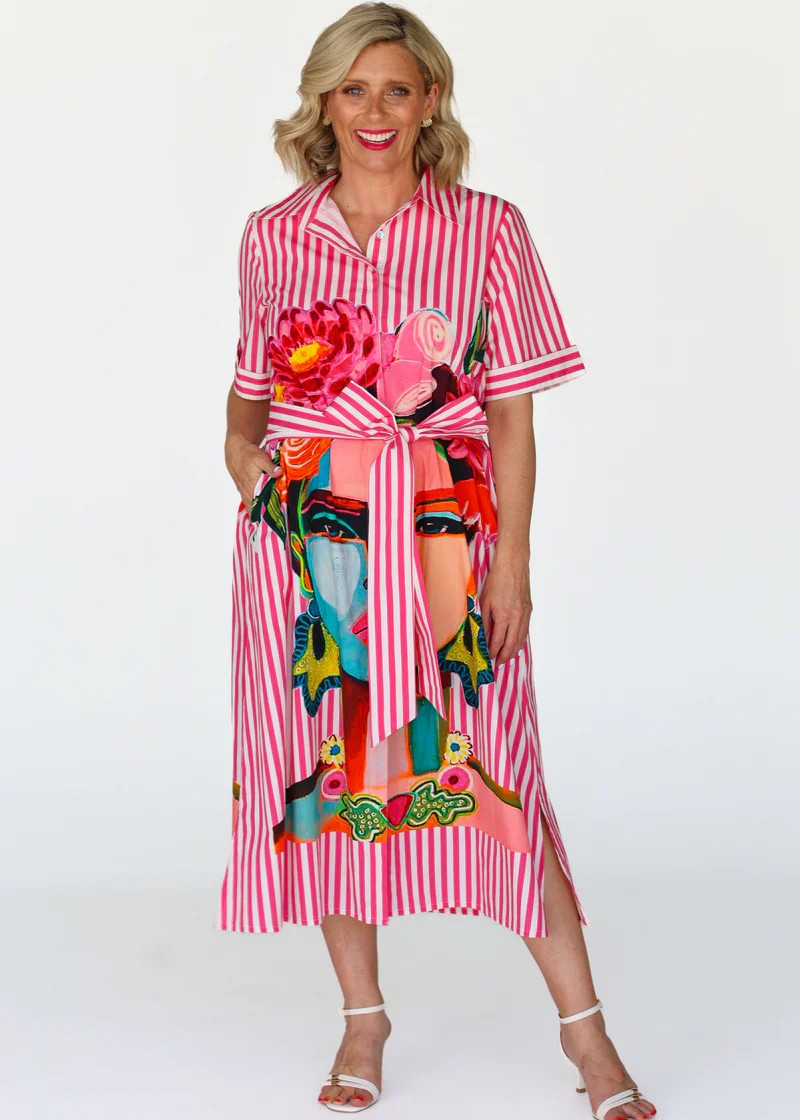 Frida Dress Pink [siz:large]