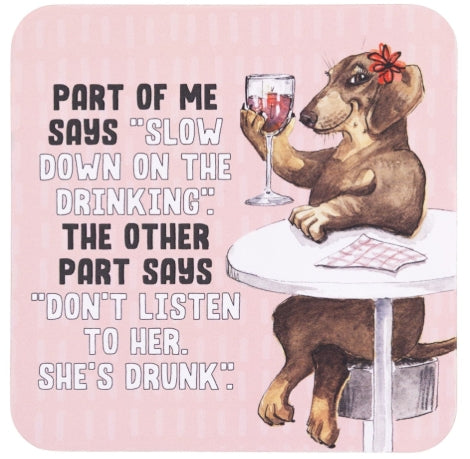 Olive & Co. Drunk Coaster