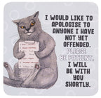 Olive & Co. Offended Coaster