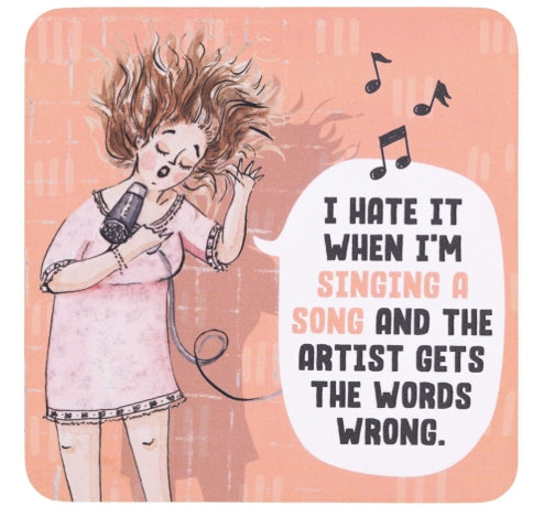 Olive & Co. Wrong Words Coaster