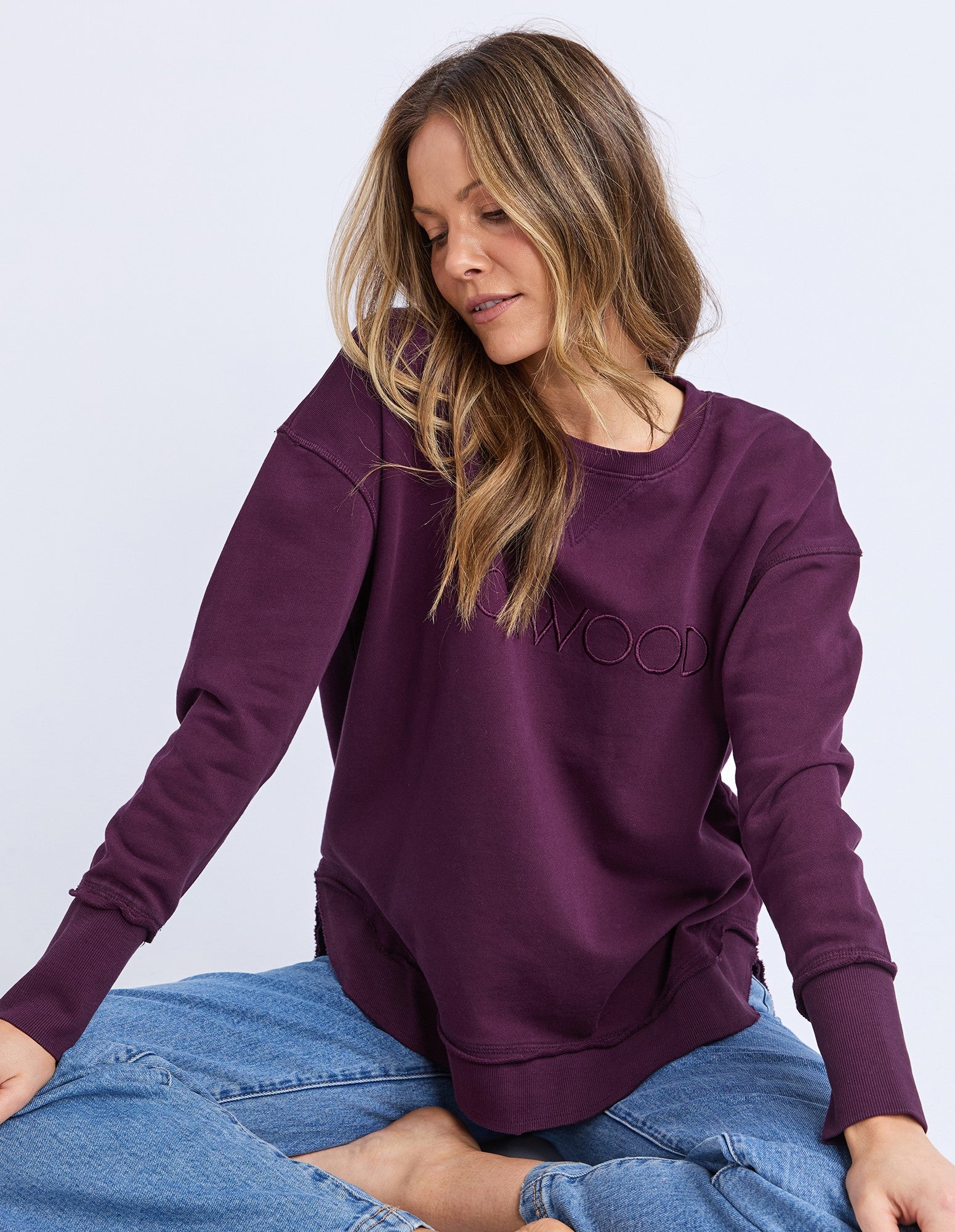 Foxwood Simplified Crew Plum [siz:10]
