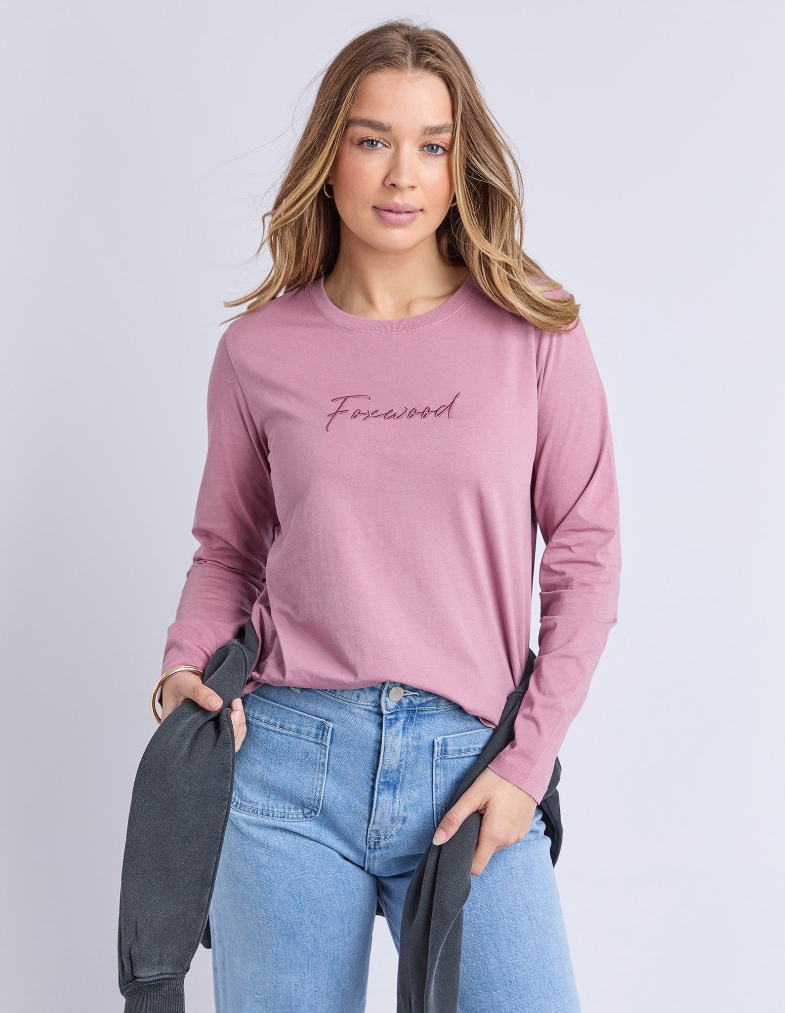 Foxwood - Signature Long Sleeve Tee [siz:12]