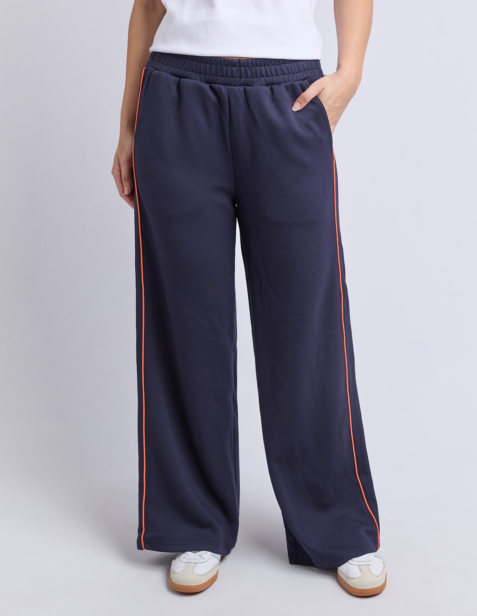 Foxwood - Traveller Pant Navy Orange [siz:14]