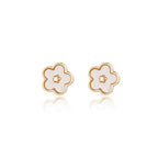 Earrings - Lotus Stud [col:gold]