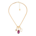 Necklace - Lotus [col:pink]