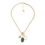 Necklace - Lotus [col:green]