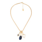 Necklace - Lotus [col:blue]