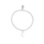 Bracelet Heart [col:silver]