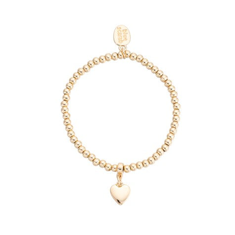 Bracelet Heart [col:gold]