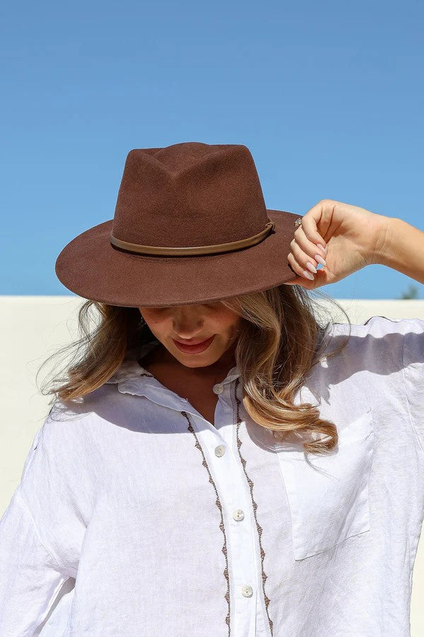 Hat - Wool [col:chocolate]
