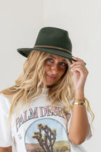 Hat - Wool [col:forest Green]