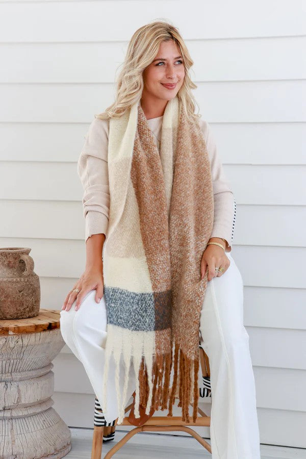 Winter Scarf - Natural