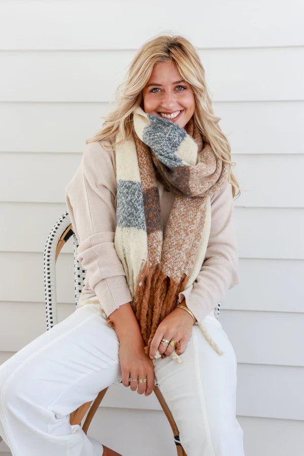 Winter Scarf - Natural