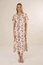 Boh/rose Midi Dress [siz:14]