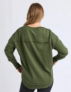 Foxwood - Simplified Metallic Crew Olive [siz:10]