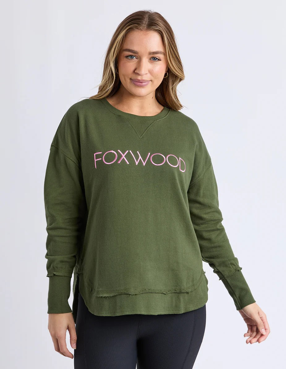 Foxwood - Simplified Metallic Crew Olive [siz:12]