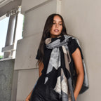 Scarf - Charcoal Desert
