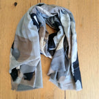 Scarf - Charcoal Desert