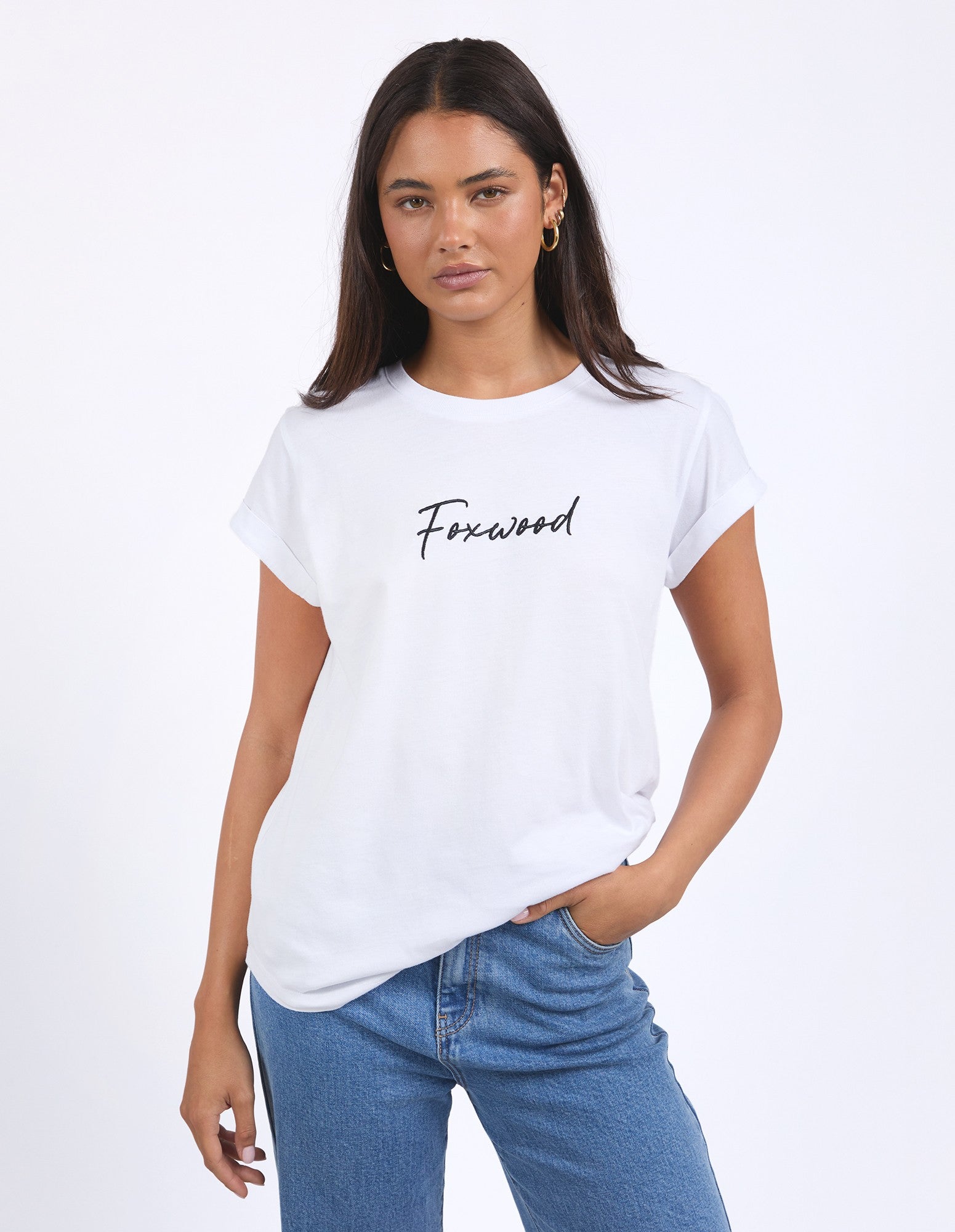 Foxwood Signature Tee White [siz:12]