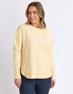 Foxwood Simplified Metallic Crew Lemon [siz:18]