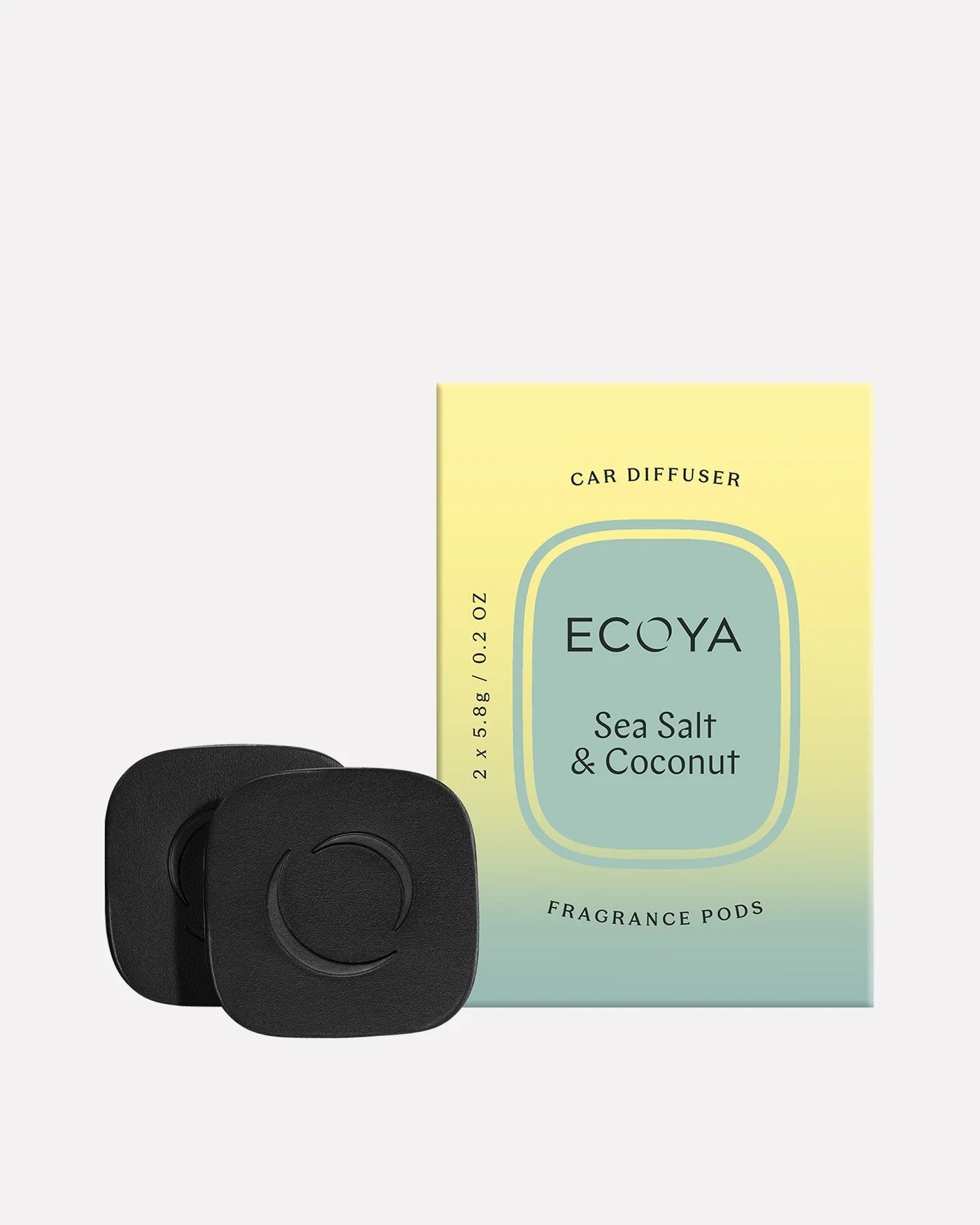 Ecoya Car Diffuser Fragrance Pods - Sea Salt & Coconut