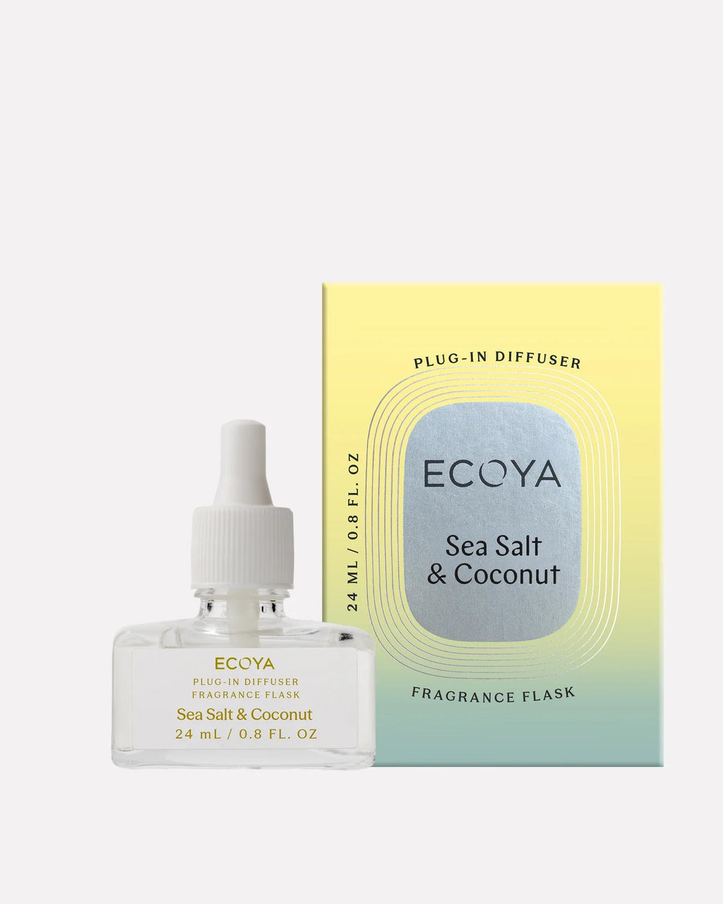 Ecoya Plug In Diffuser Fragrance Flask Sea Salt & Coconut
