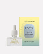 Ecoya Plug In Diffuser Fragrance Flask Sea Salt & Coconut