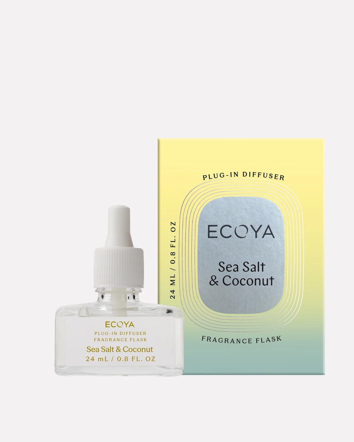 Ecoya Plug In Diffuser Fragrance Flask Sea Salt & Coconut