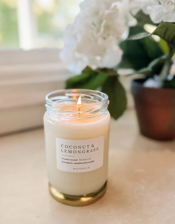 Milkwick - Coconut & Lemongrass Candle 250ml