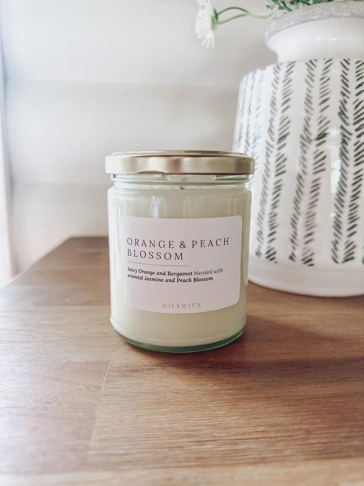 Milkwick - Orange & Peach Blossom Candle