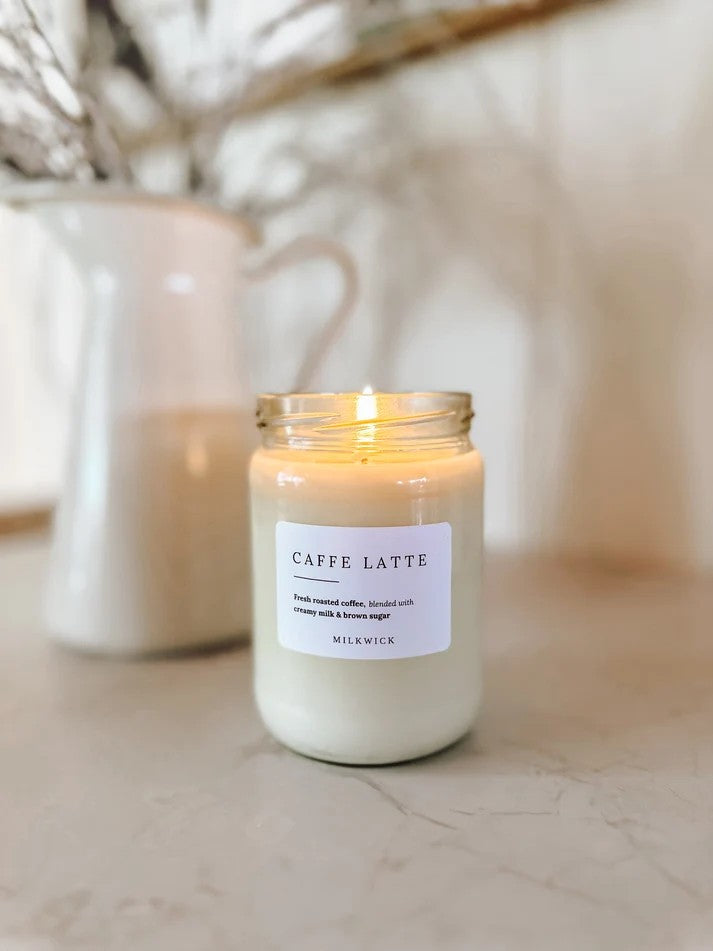 Milkwick - Cafe Latte Candle 500ml 