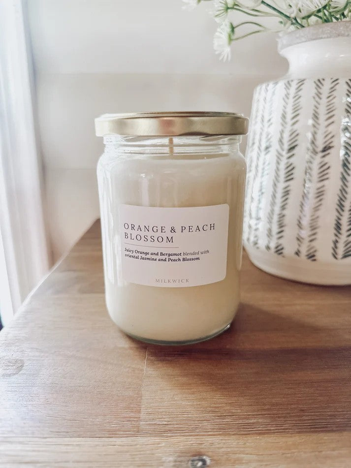 Milkwick - Orange & Peach Blossom Candle 500ml