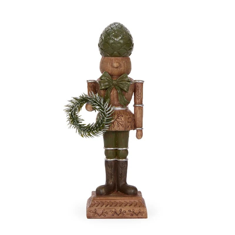 Pinecone Nutcracker [sty:wreath]