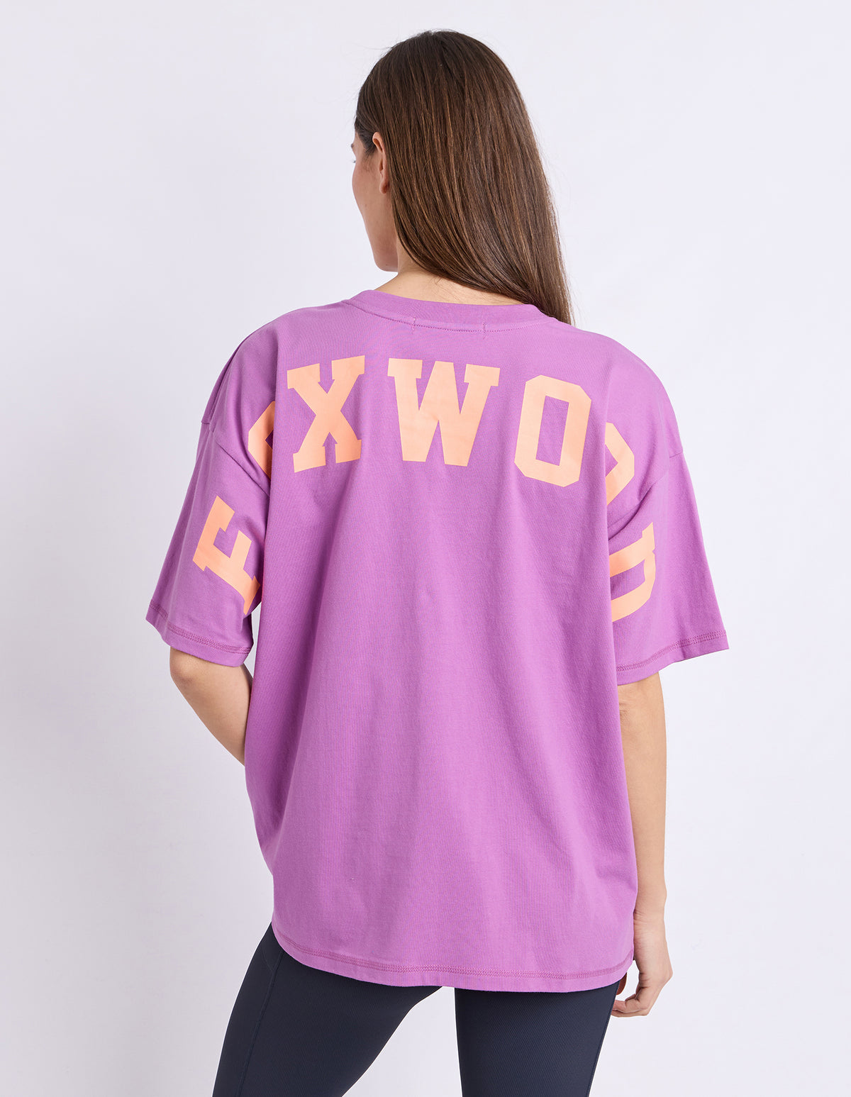Foxwood Interval Tee Purple With Orange [siz:8]
