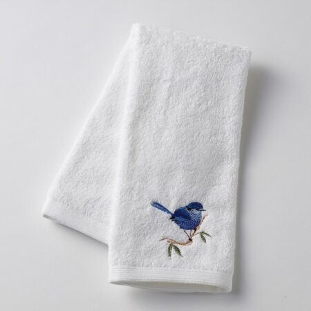 Hand Towel - Blue Wren