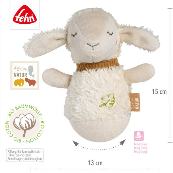 Baby Fehn Natural Mini Roly Poly Sheep 