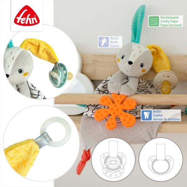 Baby Fehn Activity Comforter Hare 