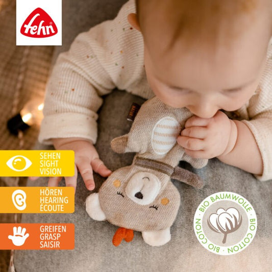 Baby Fehn Crinkle Teddy 