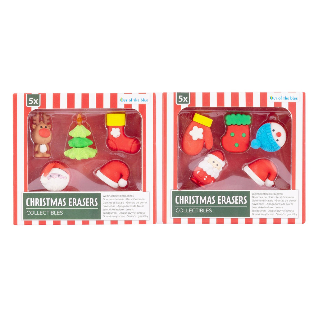 Out Of The Blue - Christmas Erasers