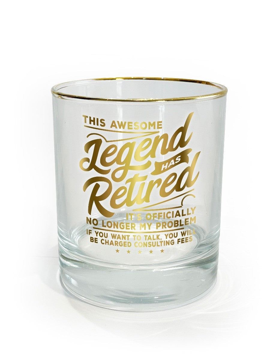 Legend Glass Tumbler Retired