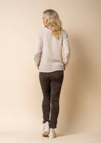 Angerona Linen Blend Top - Latte [siz:sm]