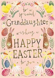 Easter Card - Special Granddaughter